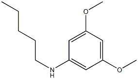 3,5-dimethoxy-N-pentylaniline Struktur