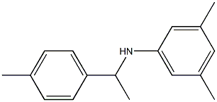 3,5-dimethyl-N-[1-(4-methylphenyl)ethyl]aniline Struktur