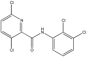 3,6-dichloro-N-(2,3-dichlorophenyl)pyridine-2-carboxamide Struktur