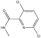 3,6-dichloro-N-methylpyridine-2-carboxamide Struktur