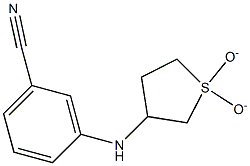 3-[(1,1-dioxidotetrahydrothien-3-yl)amino]benzonitrile Struktur