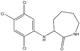 3-[(2,4,5-trichlorophenyl)amino]azepan-2-one Struktur