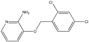 3-[(2,4-dichlorophenyl)methoxy]pyridin-2-amine Struktur