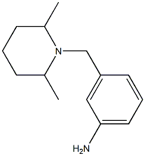 3-[(2,6-dimethylpiperidin-1-yl)methyl]aniline Struktur