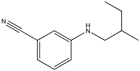 3-[(2-methylbutyl)amino]benzonitrile Struktur