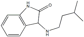 3-[(3-methylbutyl)amino]-2,3-dihydro-1H-indol-2-one Struktur