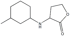 3-[(3-methylcyclohexyl)amino]oxolan-2-one Struktur