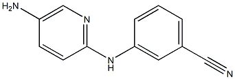 3-[(5-aminopyridin-2-yl)amino]benzonitrile Struktur