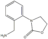 3-[2-(aminomethyl)phenyl]-1,3-oxazolidin-2-one Struktur