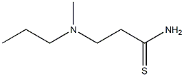 3-[methyl(propyl)amino]propanethioamide Struktur