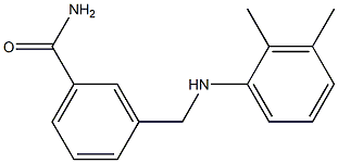 3-{[(2,3-dimethylphenyl)amino]methyl}benzamide Struktur