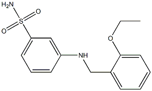 3-{[(2-ethoxyphenyl)methyl]amino}benzene-1-sulfonamide Struktur