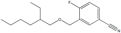 3-{[(2-ethylhexyl)oxy]methyl}-4-fluorobenzonitrile Struktur