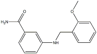 3-{[(2-methoxyphenyl)methyl]amino}benzamide Struktur