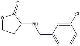 3-{[(3-chlorophenyl)methyl]amino}oxolan-2-one Struktur