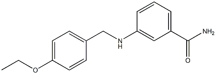 3-{[(4-ethoxyphenyl)methyl]amino}benzamide Struktur