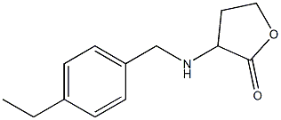 3-{[(4-ethylphenyl)methyl]amino}oxolan-2-one Struktur