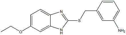 3-{[(6-ethoxy-1H-1,3-benzodiazol-2-yl)sulfanyl]methyl}aniline Struktur