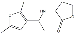 3-{[1-(2,5-dimethylfuran-3-yl)ethyl]amino}oxolan-2-one Struktur