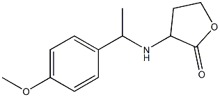 3-{[1-(4-methoxyphenyl)ethyl]amino}oxolan-2-one Struktur