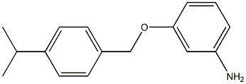 3-{[4-(propan-2-yl)phenyl]methoxy}aniline Struktur