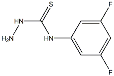 3-amino-1-(3,5-difluorophenyl)thiourea Struktur