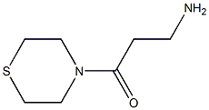 3-amino-1-(thiomorpholin-4-yl)propan-1-one Struktur