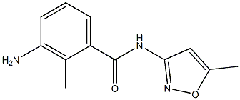 3-amino-2-methyl-N-(5-methylisoxazol-3-yl)benzamide Struktur