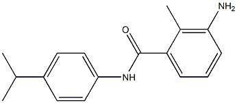 3-amino-2-methyl-N-[4-(propan-2-yl)phenyl]benzamide Struktur