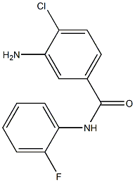 3-amino-4-chloro-N-(2-fluorophenyl)benzamide Struktur