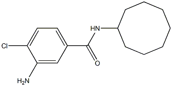 3-amino-4-chloro-N-cyclooctylbenzamide Struktur