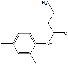 3-amino-N-(2,4-dimethylphenyl)propanamide Struktur