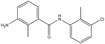 3-amino-N-(3-chloro-2-methylphenyl)-2-methylbenzamide Struktur