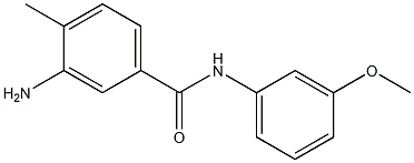 3-amino-N-(3-methoxyphenyl)-4-methylbenzamide Struktur