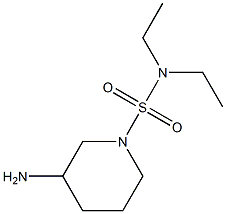 3-amino-N,N-diethylpiperidine-1-sulfonamide Struktur