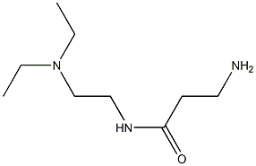 3-amino-N-[2-(diethylamino)ethyl]propanamide Struktur