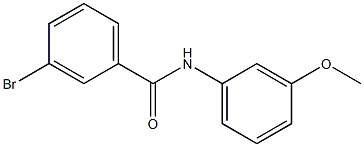 3-bromo-N-(3-methoxyphenyl)benzamide Struktur