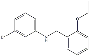 3-bromo-N-[(2-ethoxyphenyl)methyl]aniline Struktur