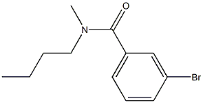 3-bromo-N-butyl-N-methylbenzamide Struktur