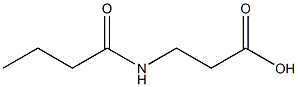 3-butanamidopropanoic acid Struktur