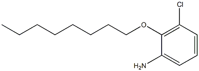 3-chloro-2-(octyloxy)aniline Struktur