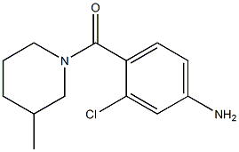 3-chloro-4-[(3-methylpiperidin-1-yl)carbonyl]aniline Struktur