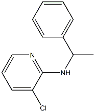 3-chloro-N-(1-phenylethyl)pyridin-2-amine Struktur