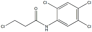 3-chloro-N-(2,4,5-trichlorophenyl)propanamide Struktur