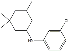 3-chloro-N-(3,3,5-trimethylcyclohexyl)aniline Struktur