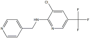 3-chloro-N-(pyridin-4-ylmethyl)-5-(trifluoromethyl)pyridin-2-amine Struktur