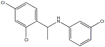 3-chloro-N-[1-(2,4-dichlorophenyl)ethyl]aniline Struktur