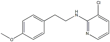 3-chloro-N-[2-(4-methoxyphenyl)ethyl]pyridin-2-amine Struktur