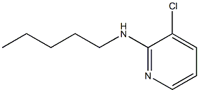 3-chloro-N-pentylpyridin-2-amine Struktur