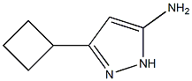 3-cyclobutyl-1H-pyrazol-5-amine Struktur